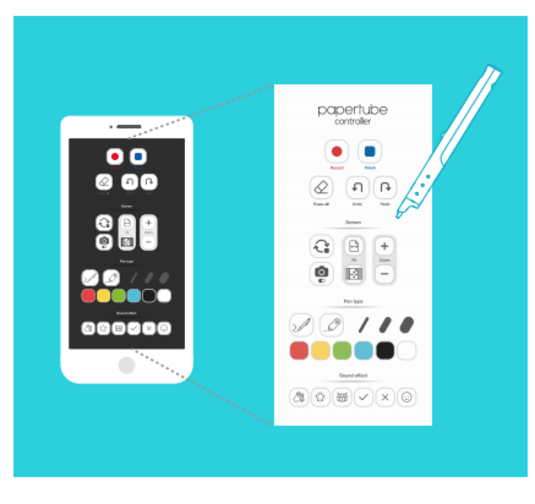 Controller mapped to the app UI